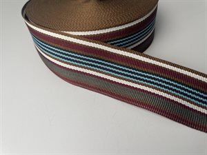 Grosgrain bånd - flotte mørke toner, 39 mm